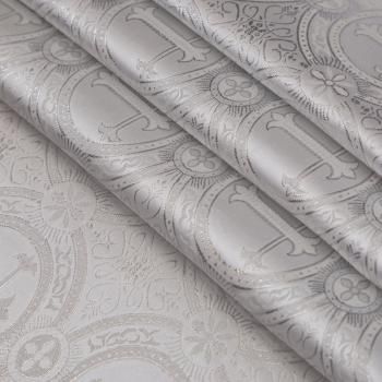 Жаккард-парча 017-18378 серебро