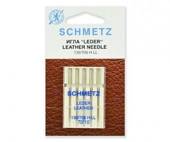 Иглы SCHMETZ для швейных машин № 70/10 для кожи 5 шт 0701188-70