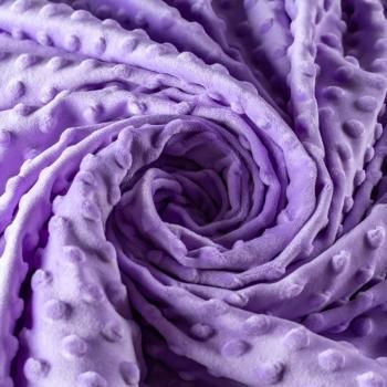 Плюш Minky К30-256 лавандовый однотонный