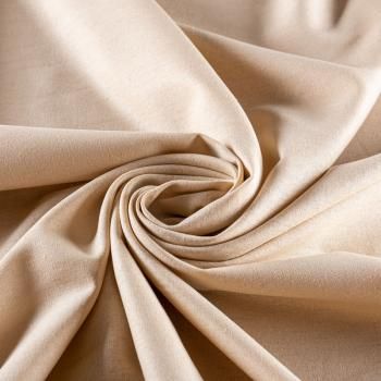 Лен-вискоза 035-00802 соломенный однотонный