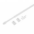 Мини-карниз Кафе d10 мм 60-100 см 163.513.22-60 белый глянец