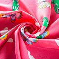 Штапель 069-01601 col.4 карминно-розовый принтованный