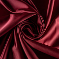 Сатин стрейч К33-565 бордовый однотонный