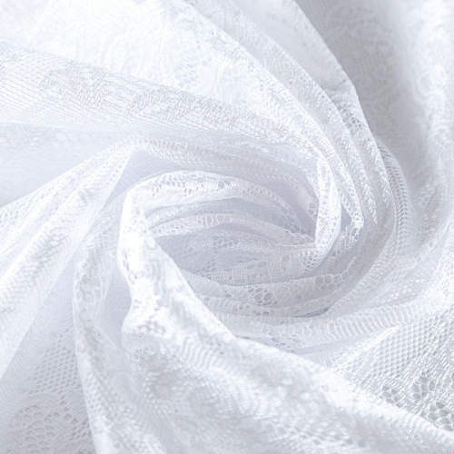 Тюль жаккардовый h-300 см 08-01-01663 белый