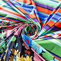 Лайкра 005-01230 черный принтованный